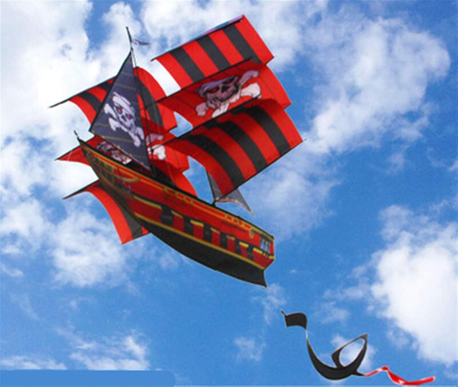 High Quality 3D Professional Threedimensional Pirate Ship Sailing Kite