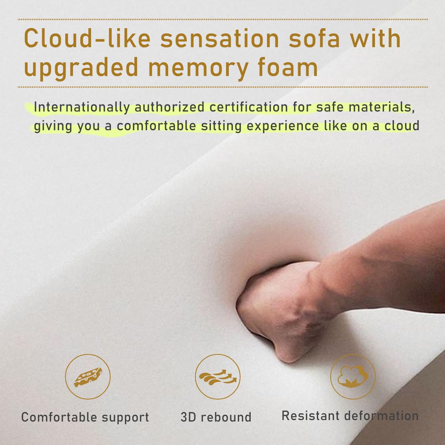 Modular Sectional Sofa Couch, Oversized L Shaped Modern Couch Sherpa Fabric Plush Floor Sofa 5 Seater for Living Room Office, Green