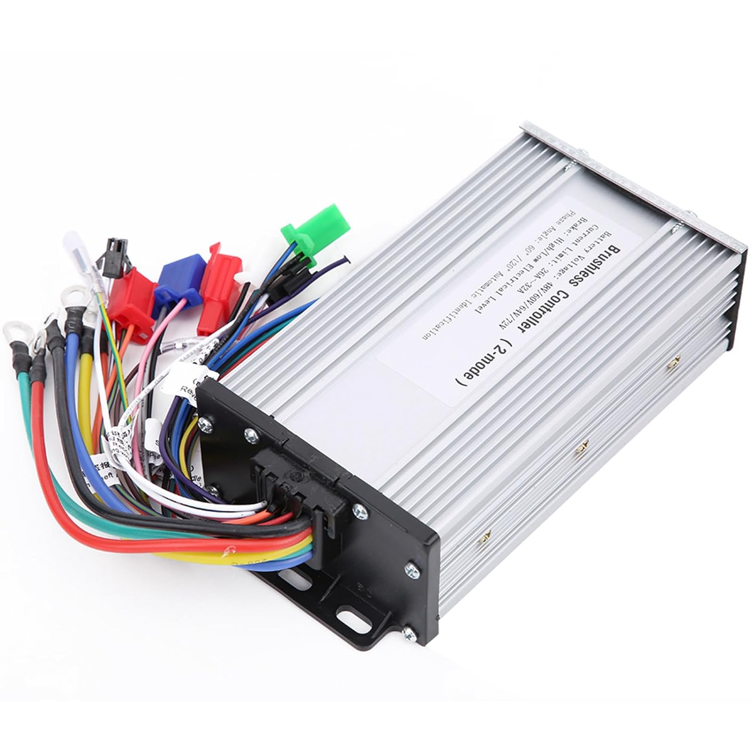 Brushless Motor Controller,12Tube Dual Mode Rectangular Speed Controller for 48V 60V 64V 72V Electric Scooters,E-Bikes,Go-Karts