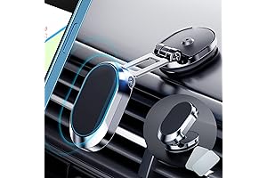 Multifunctional Magnetic Phone Holder with 360° Rotation for Convenient Device Mounting