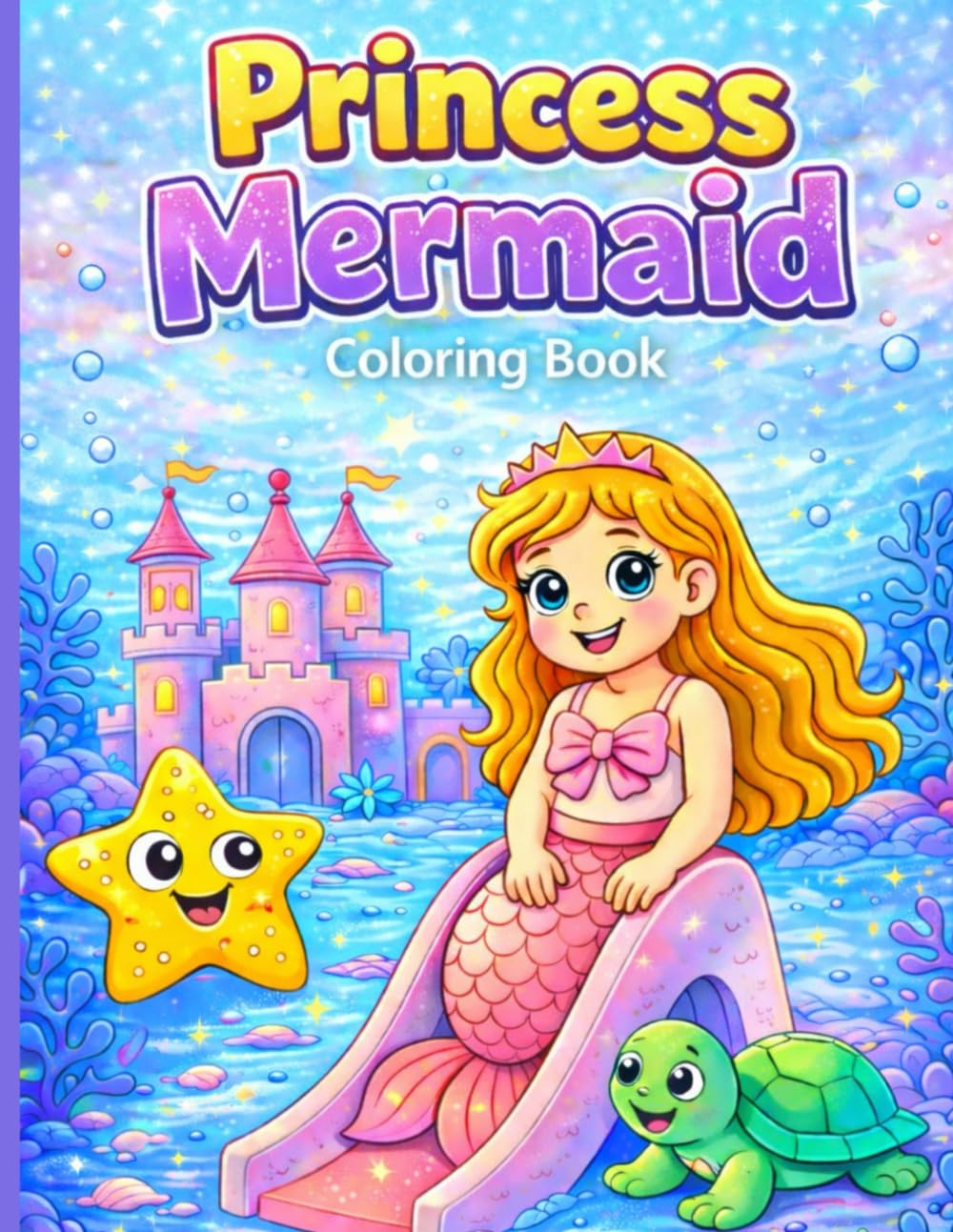Princess Mermaid: Coloring Book