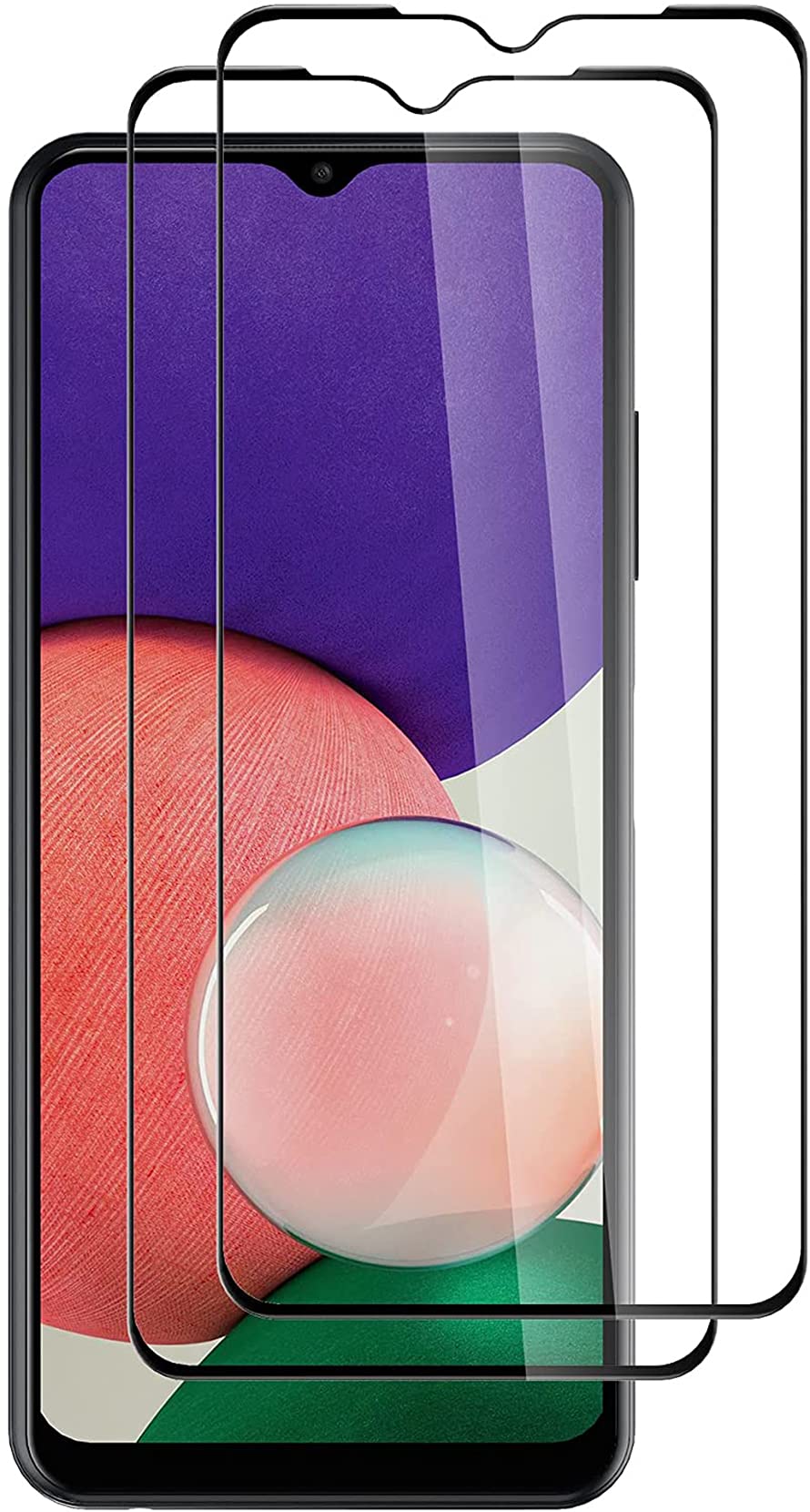 OIATROE[2-Pack] Screen Protector for Motorola Defy (2021), Ultra slim HD 2.5D Pro-Fit Premium Tempered Glass Screen Protector -Black