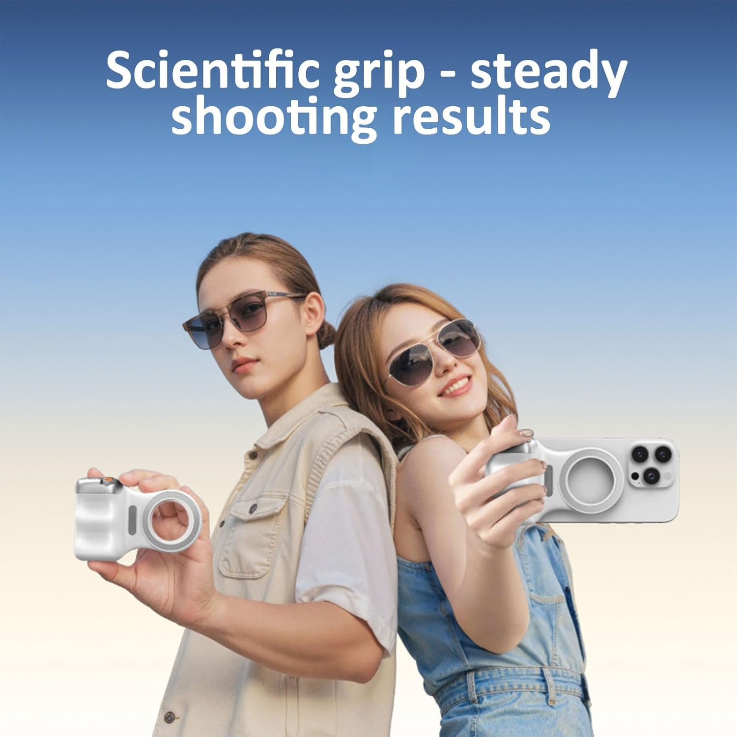 Professional Phone Camera Grip for Phone 17 16 15 Series Creator Set Portable Grip Holder & Fill Lights Stream Accessory