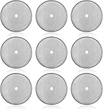 Pacote com 9 filtros de prensa francesa de aço inoxidável 1000 ml filtro de prensa de café, parte de filtro de malha para cafeteira, filtro de café de aço inoxidável