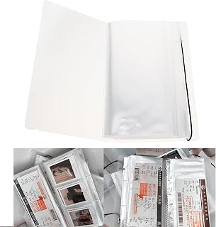 STOBAZA Ticket Holder for Plane Tickets Movie Holder Scrapbook Air Album Stub Sleeves with Keepsake Bill Note Book Transparent Photo Ticket Bound Collection Concert Anniversary