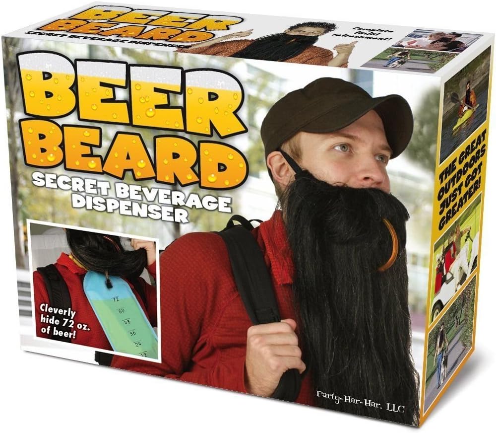 Prank Pack, Beer Beard Prank Gift Box, Wrap Your Real Present in a Funny Authentic