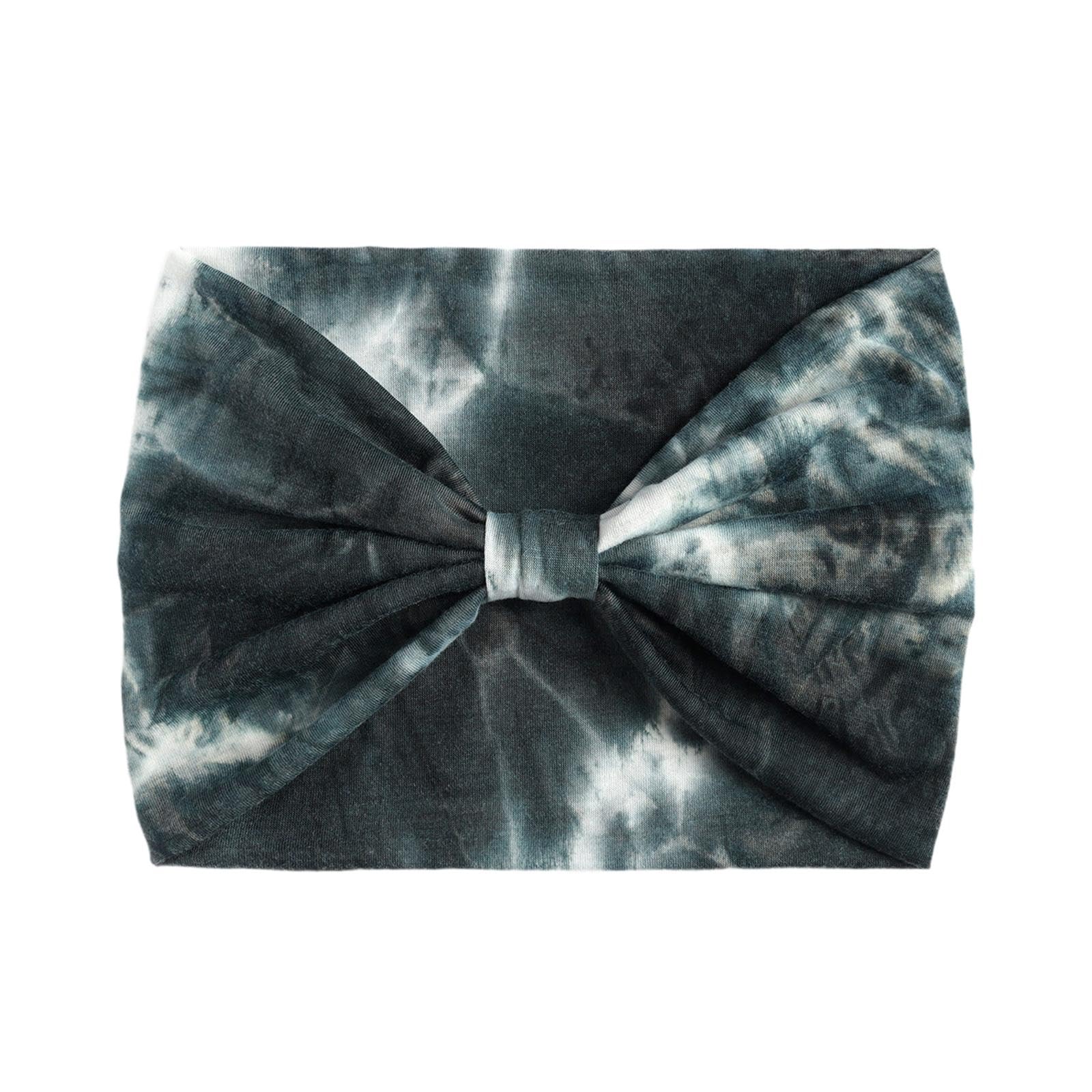 calandis Women Wide Headband Tie Dye Head Scarf Sweat Absorbent Soft Stretchy Bandana Style F | Hair Accessories | Womens Accessories-picture-14