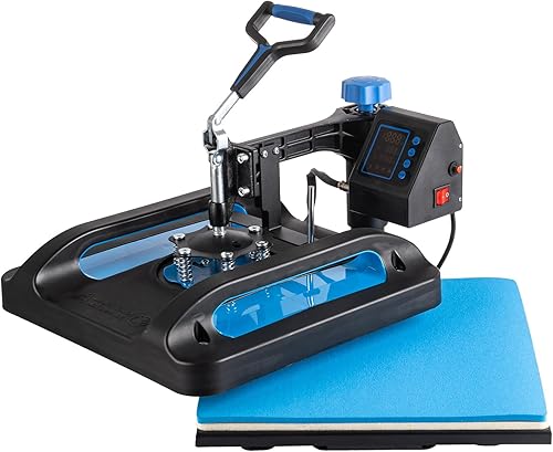 Miniatura 7 de Máquina de prensa de calor, prensa de calor 8 en 1, máquina de prensado de camisetas de sublimación de 12 x 15 pulgadas, máquina de transferencia de