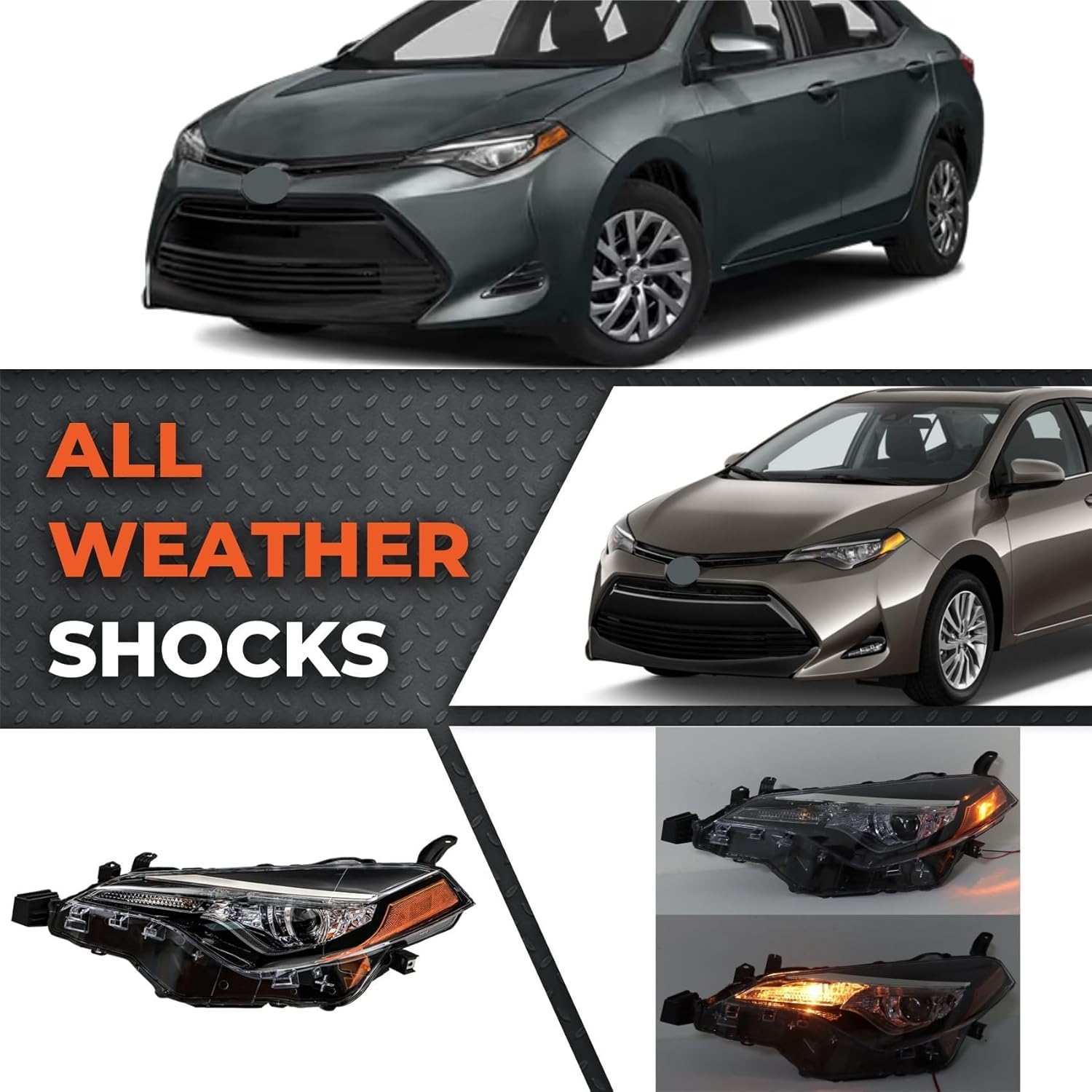 labwork Headlight Assembly Replacement for Toyota Corolla L/LE/LE ECO 2017-2019 Headlamp Front light for Driver Side 8115002M70 TO2502249