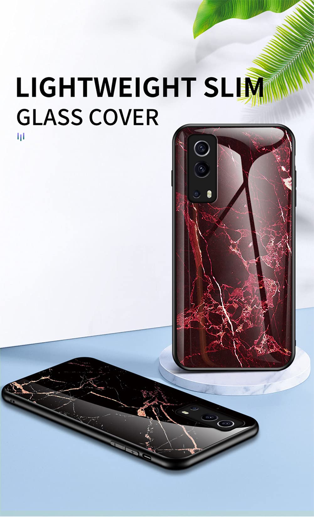 SHIEID Custodia per Vivo Y72 5G/Vivo iQOO Z3 Sottile e Slim