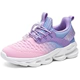 Boys Girls Tennis Shoes Kids Breathable Sneakers Ultra-Light Athletic Running Shoes for Toddler/Little Kid/Big Kid