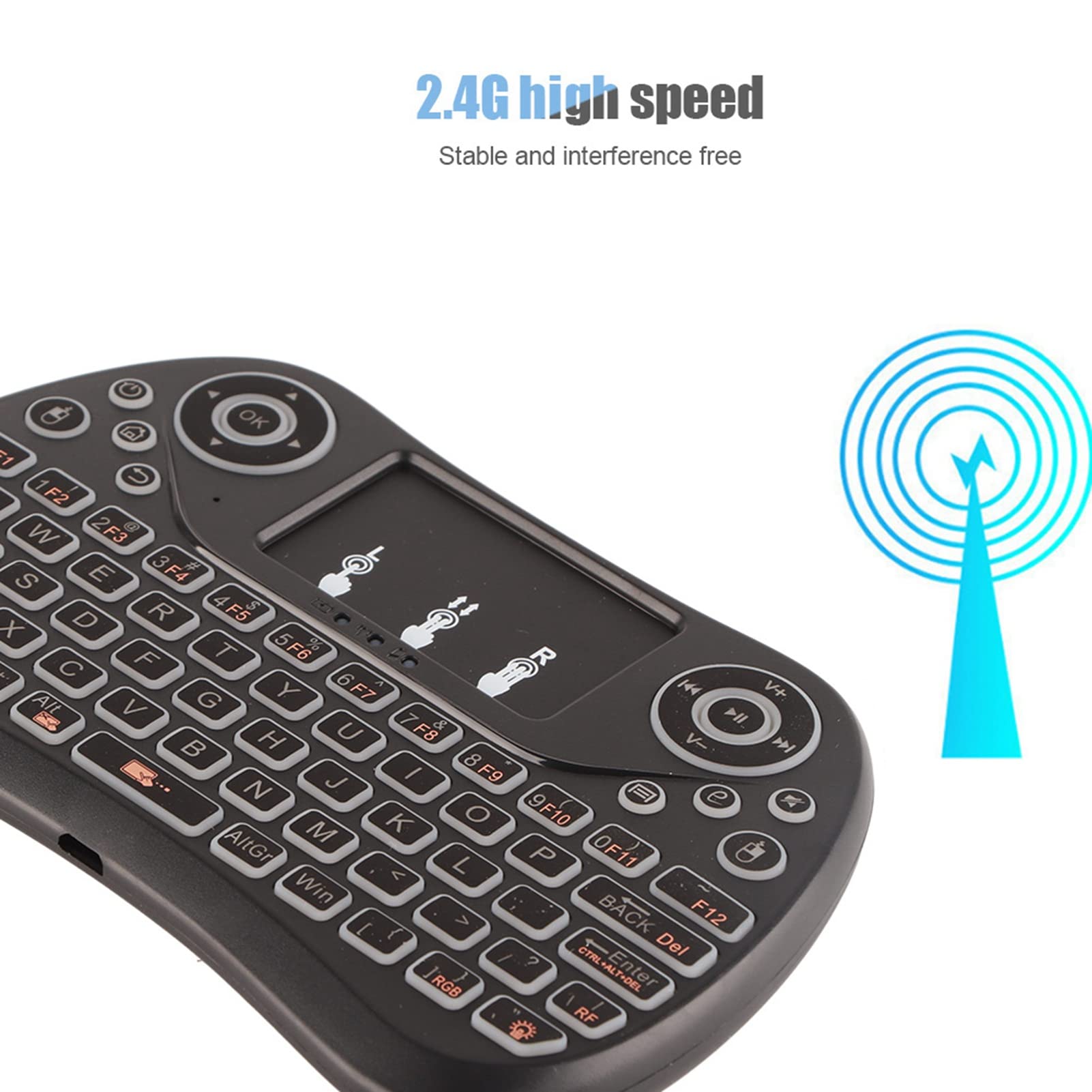 Amazon | ミニ Bluetooth キーボード、タッチパッド ハンドヘルド