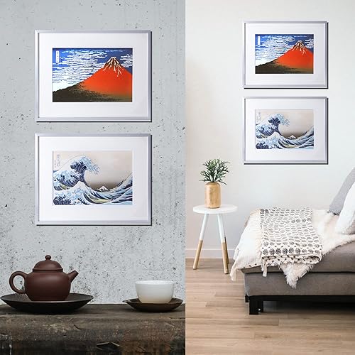 Miniatura 8 de JAPANMUSEUM MUSEO DE JAPÓN, Katsushika Hokusai, Fino Viento Claro Tiempo Rojo Fuji  Arte Japonés  Arte Ukiyo-e  Impresión de madera genuina impresa