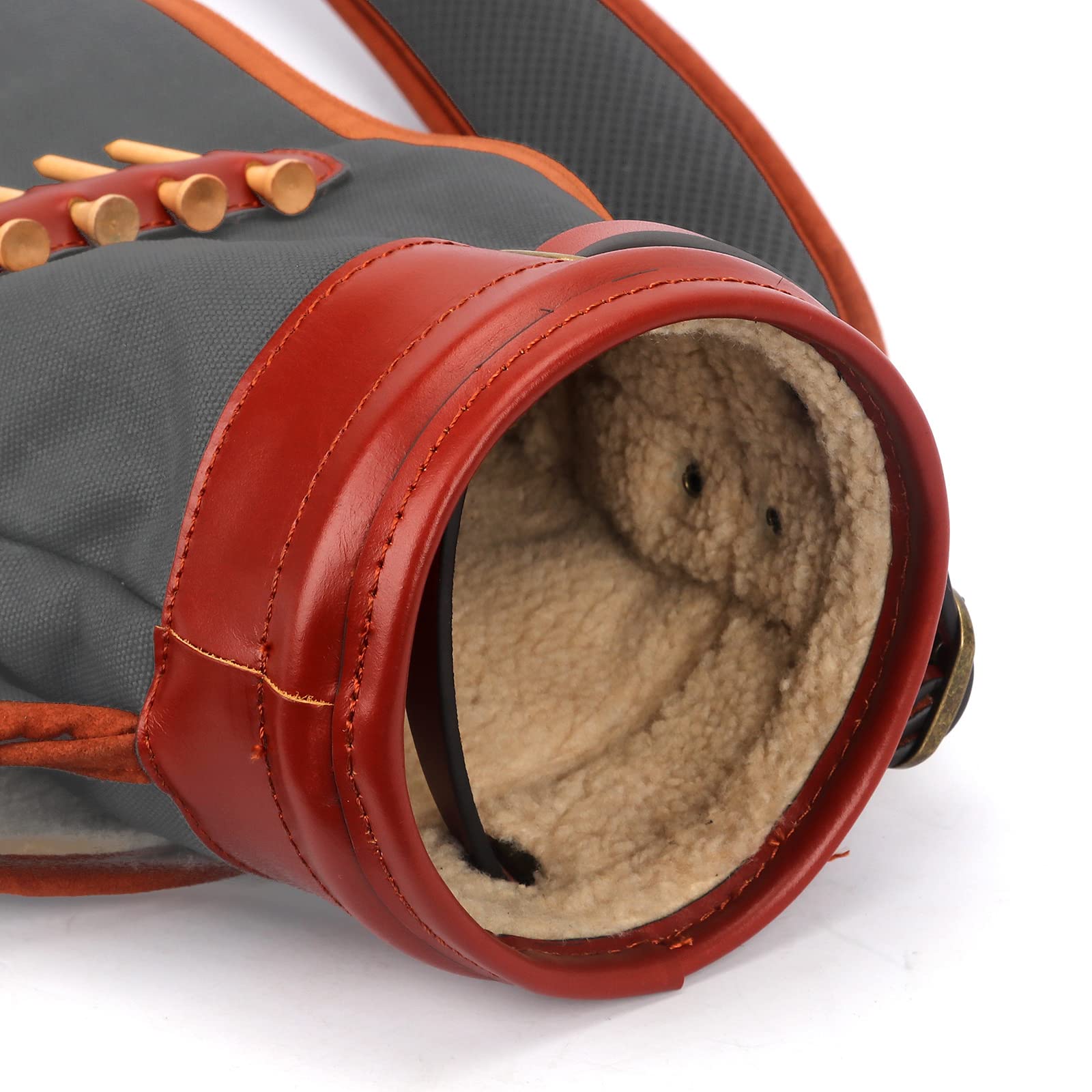 TOURBON Bolsa de transporte impermeable para palos de golf para hombres y mujeres