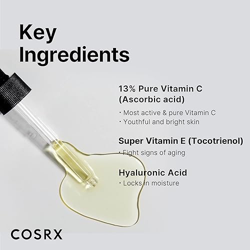 Miniatura 5 de COSRX Recuperación post acné Mucina de caracol 96% de esencia + vitamina C 13% de suero, hidratación intensiva para líneas finas,