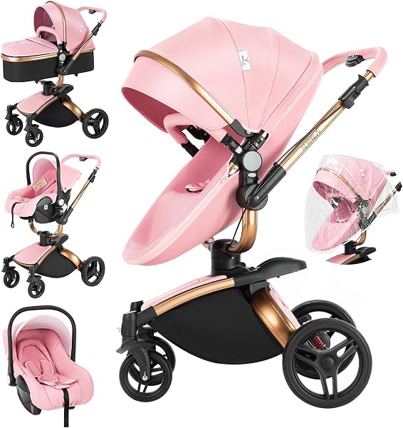 Magic ZC 360° Rotación Carrito Bebe 3 en 1