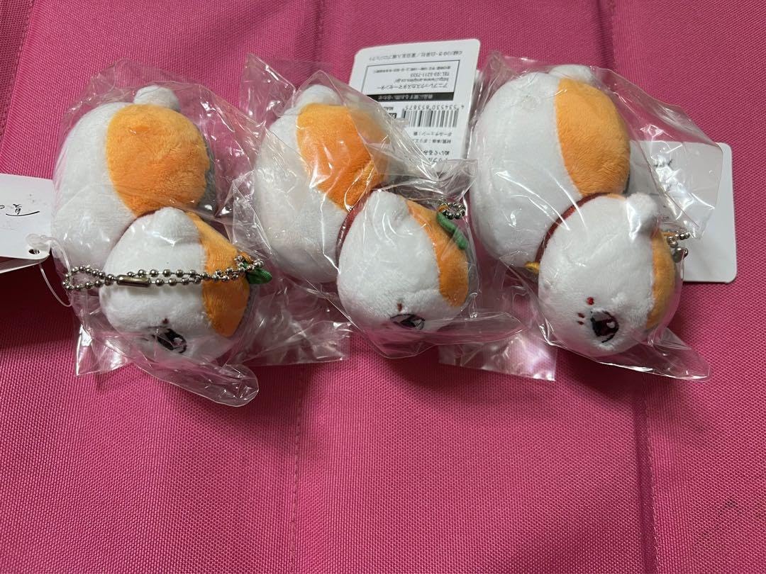 Amazon.co.jp: 夏目友人帳展 トリプルニャンコ先生 ぬいぐるみチャーム