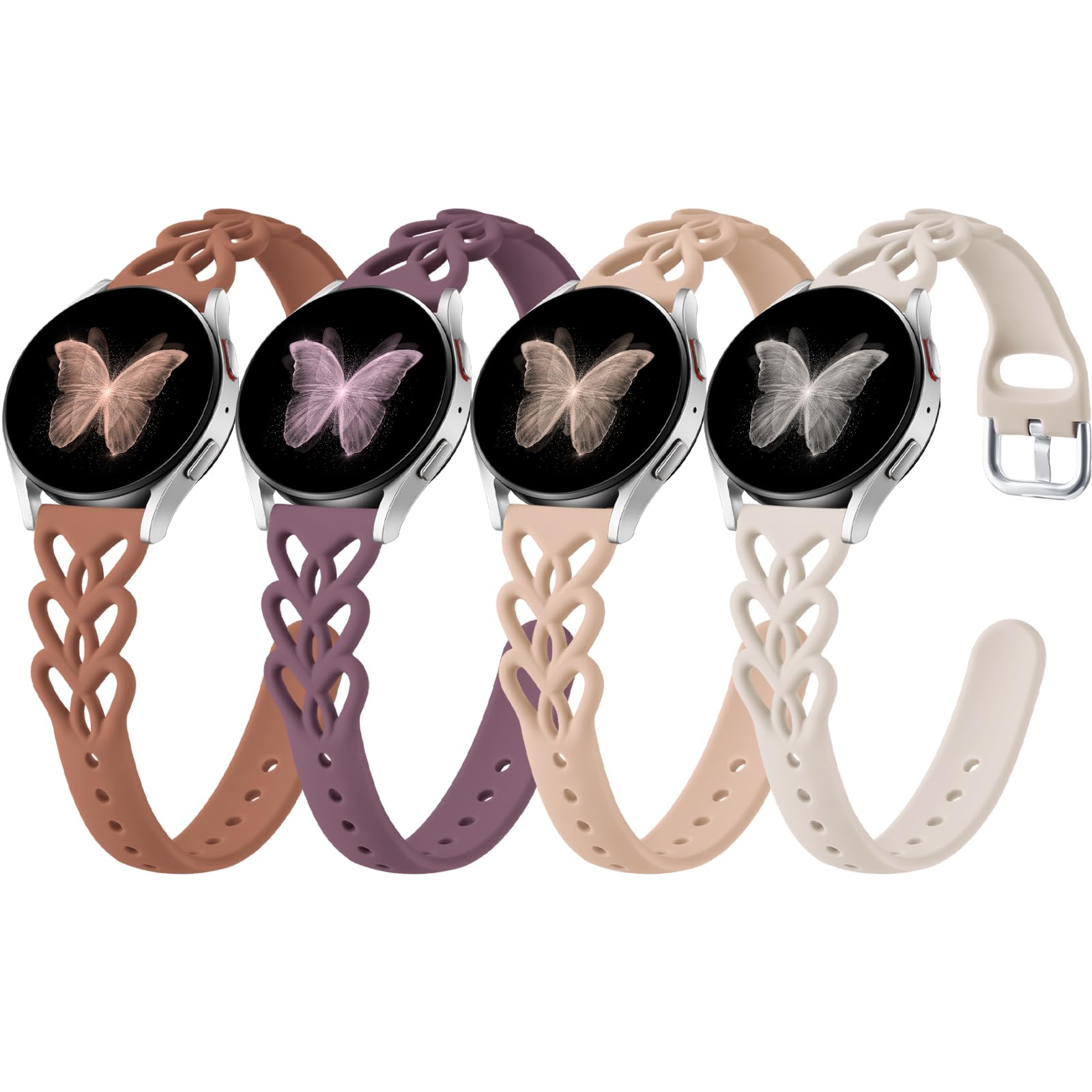 Wepro Thin Braided Silicone Band