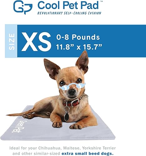 Miniatura 4 de The Green Pet Shop Funda para alfombrilla de enfriamiento para perros, extra pequeña, nube, protege tu almohadilla fresca para mascotas