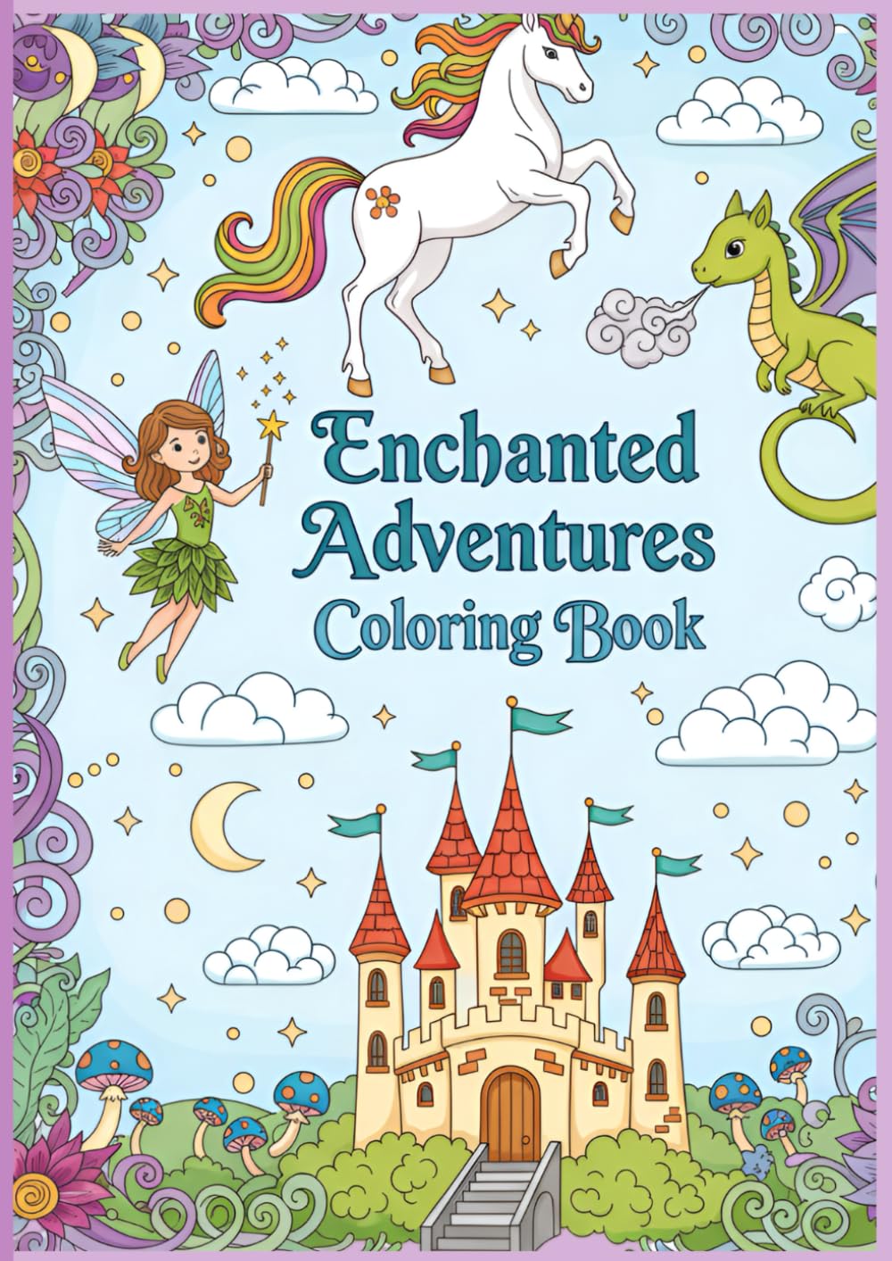 Enchanted Adventures Colouring Book