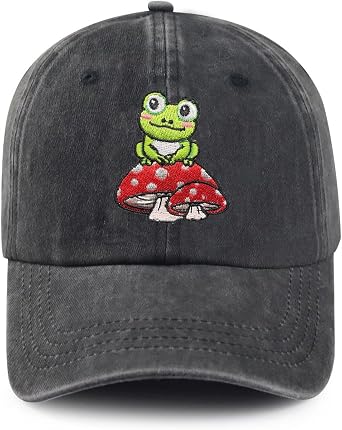 Cotton Baseball Cap for Men Women, Adjustable Embroidered Dad Hats
