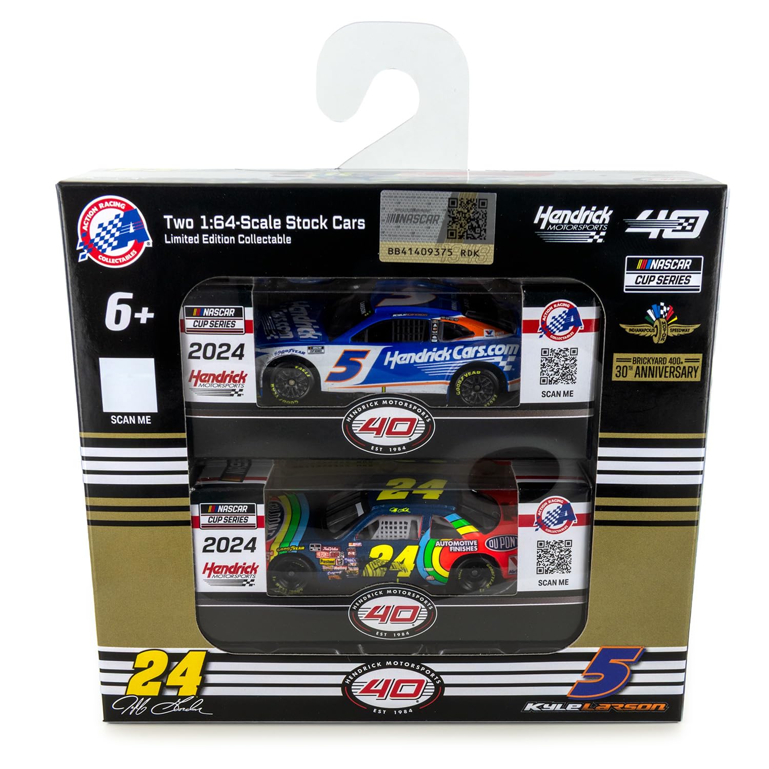 Amazon.com: HMS 30 Year Brickyard 400 Bookend Race Win Set 1:64