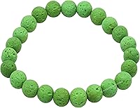 Vista 438 de Amazing Gemstone Pulsera de cristal para mujeres y hombres, pulsera de cristal curativo de protección, pulsera elástica con cuentas de piedras