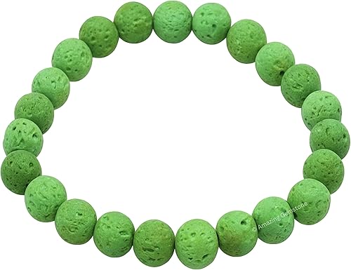 Miniatura 438 de Amazing Gemstone Pulsera de cristal para mujeres y hombres, pulsera de cristal curativo de protección, pulsera elástica con cuentas de piedras