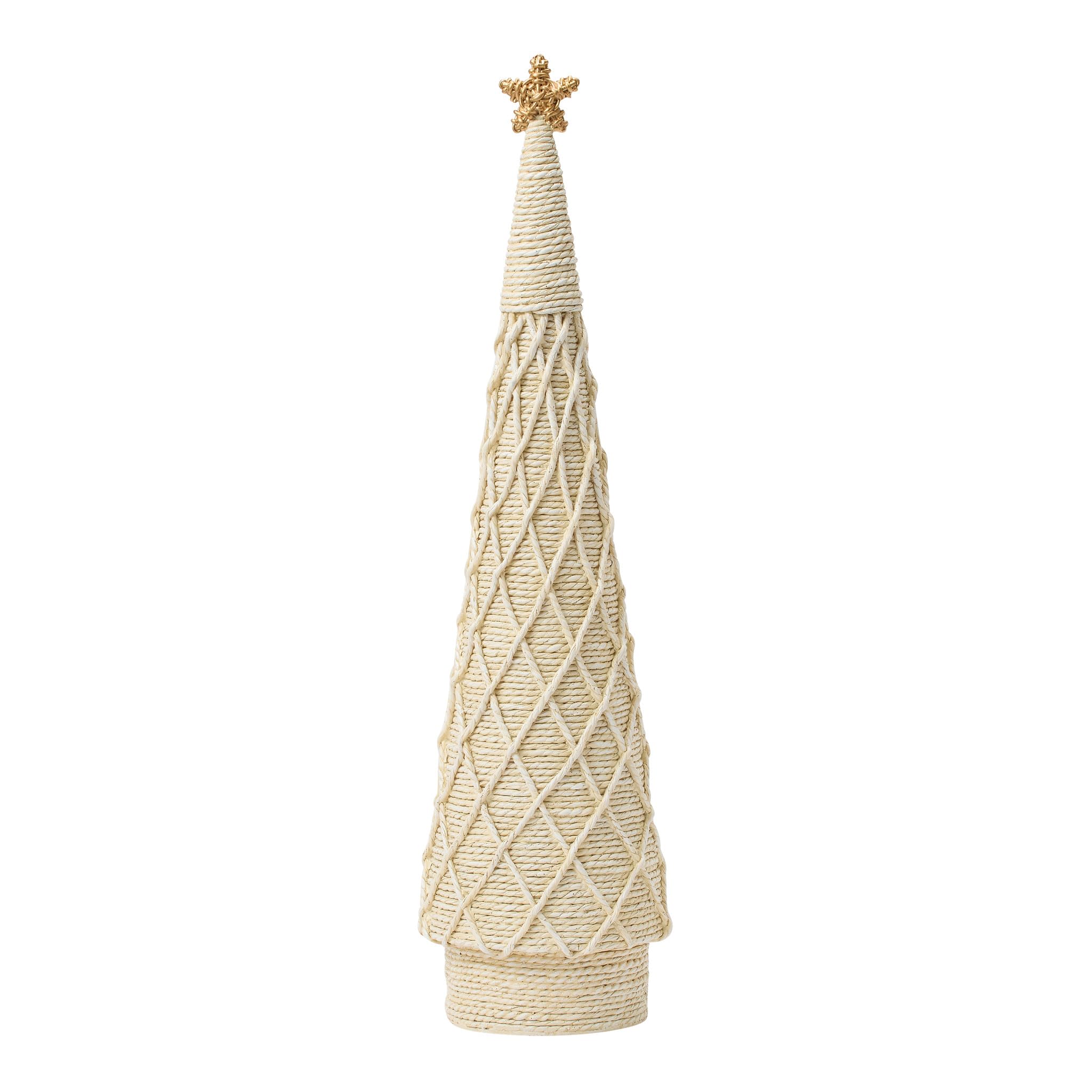 Department 56 Christmas Forest Favorites Figurine d'arbre de Noël en Corde de Chanvre 47,7 cm