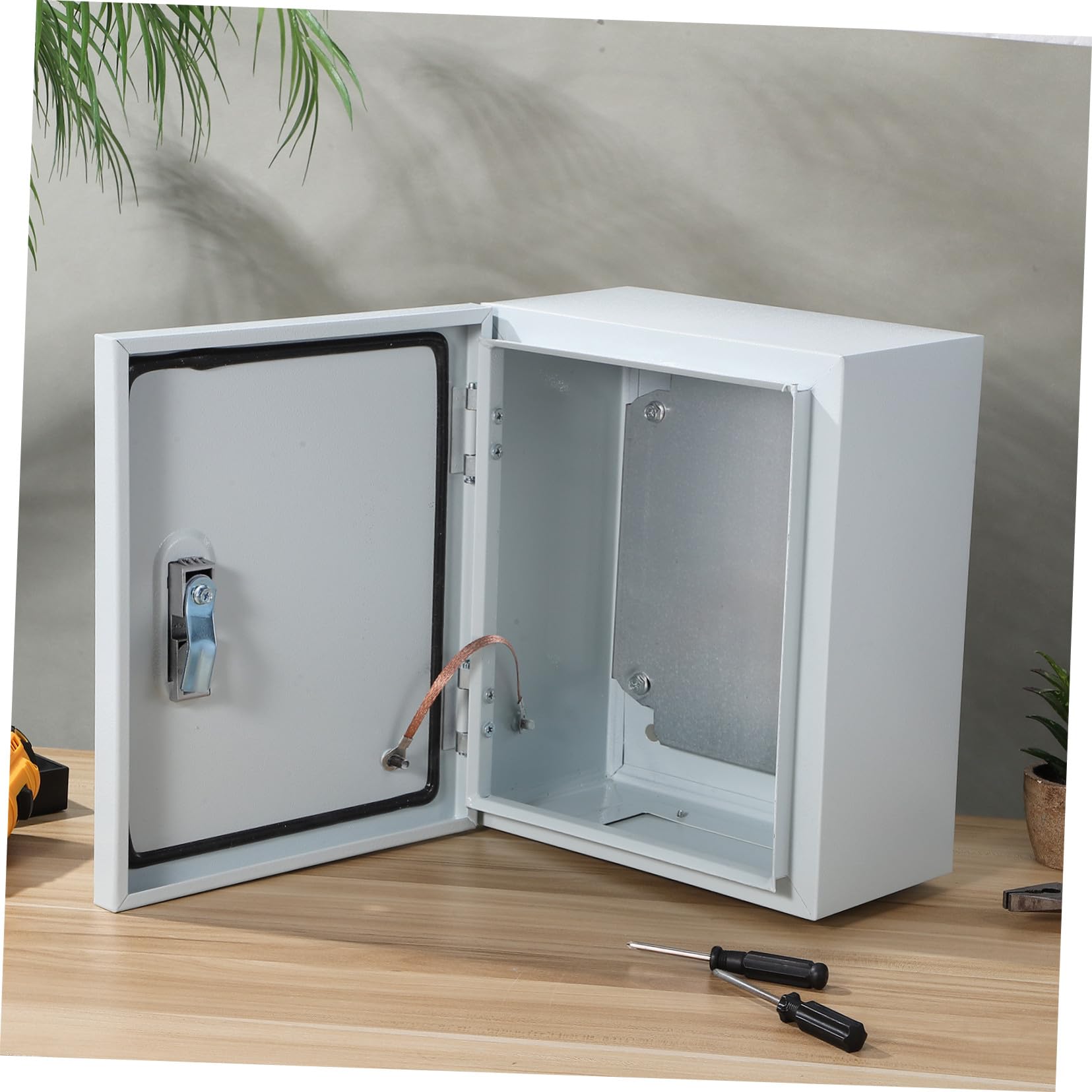 Wetterfeste Edelstahl verteilerdose Robuste Aufputz steuerbox für Außenbereiche Sichere Elektrische Anschlussbox mit Verstärktem Schutz für Hausstromverteilung