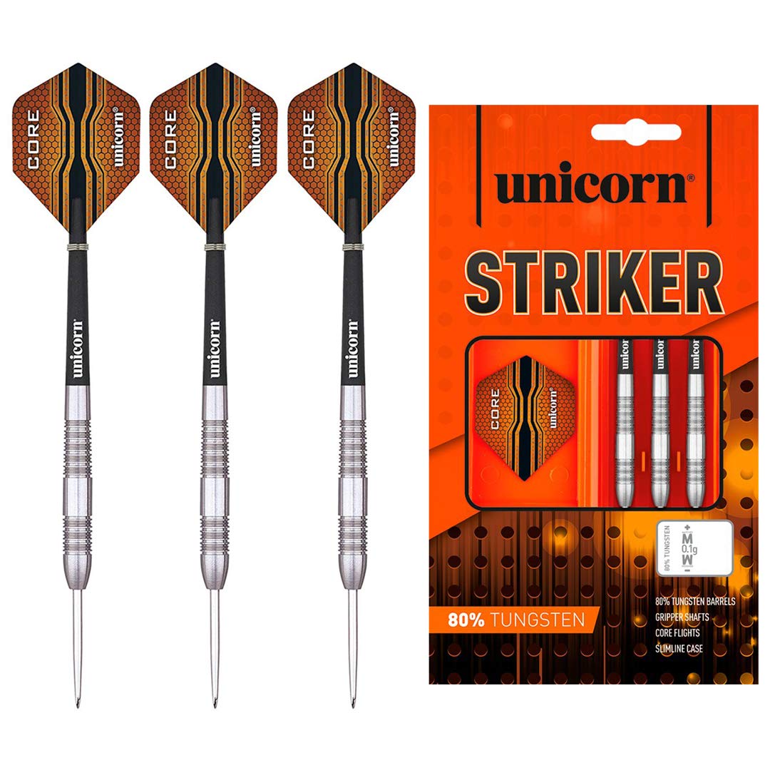 ダーツ unicorn CORE XL STRIKER STEEL 21g Unicorn Steel Tip Darts Set | Core XL Striker Series Style 1