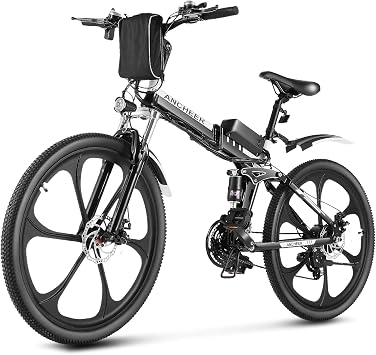 ANCHEER Electric Bike, Folding Electric 