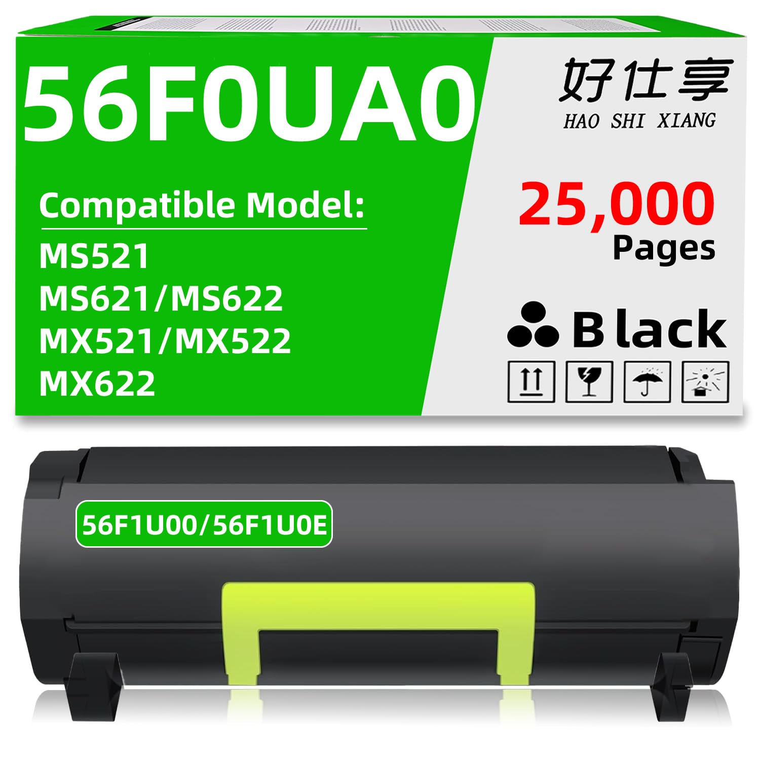 Amazon.co.jp: 56F0UA0 大容量トナーカートリッジ Lexmark 56F1U00