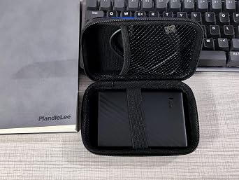 Hard Drive Case, Portable, Cable Organizer, Shockproof Travel Case for Power Banks, Chargers Tech Accessories