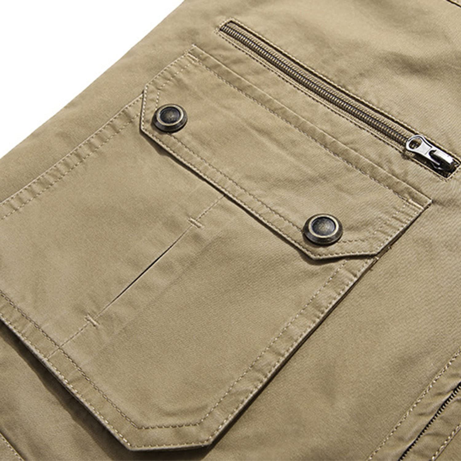Chaleco De Hombre Chaleco Multibolsillos Sin Mangas Chaleco De Pesca Casual Exteriores Chaqueta De Utilidad Fotografía Viajes Senderismo