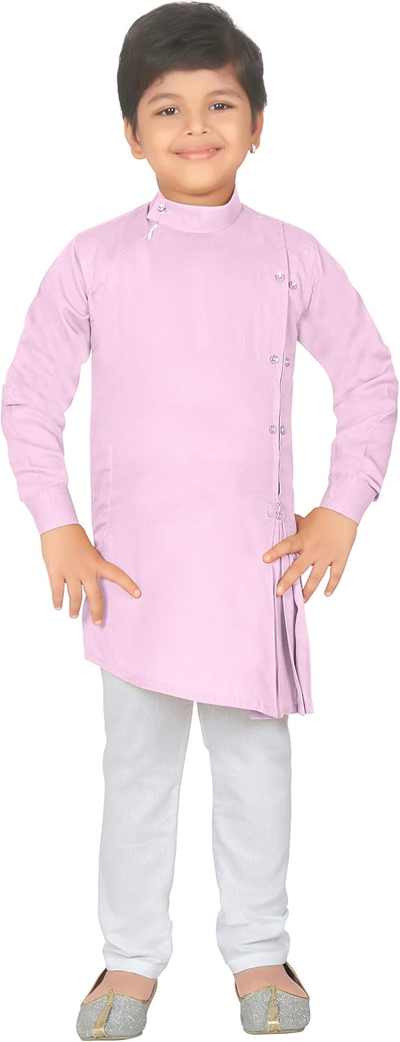 AHHAAAA Kids Ethnic Wear Designer Collection Kurta and Pyjama Set for Boys_421