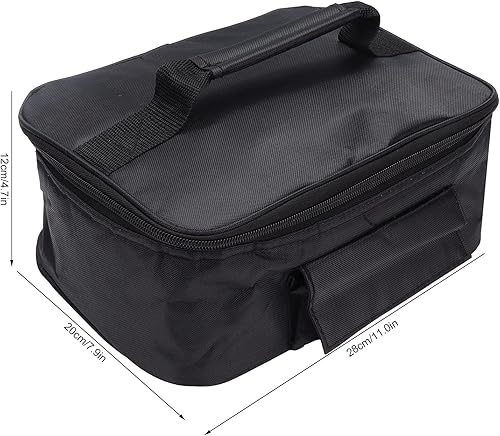 Miniatura 7 de GLOGLOW Horno portátil, calentador de alimentos eléctrico portátil de 12 V, lonchera de calentamiento rápido con encendedor de cigarrillos para