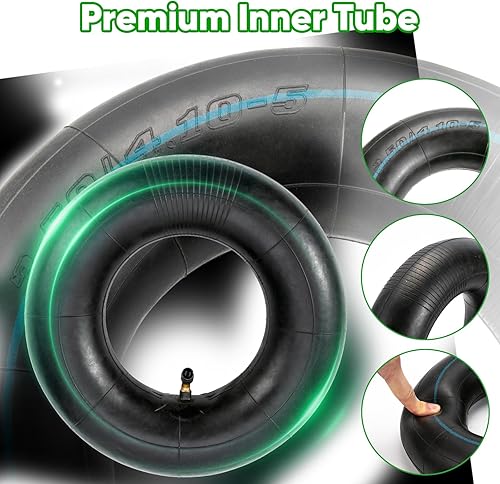 Miniatura 9 de Tubos interiores de repuesto para neumáticos de 18 x 8.50-8, 18 x 9.50-8, paquete de 2 tubos interiores resistentes con vástago de válvula recto