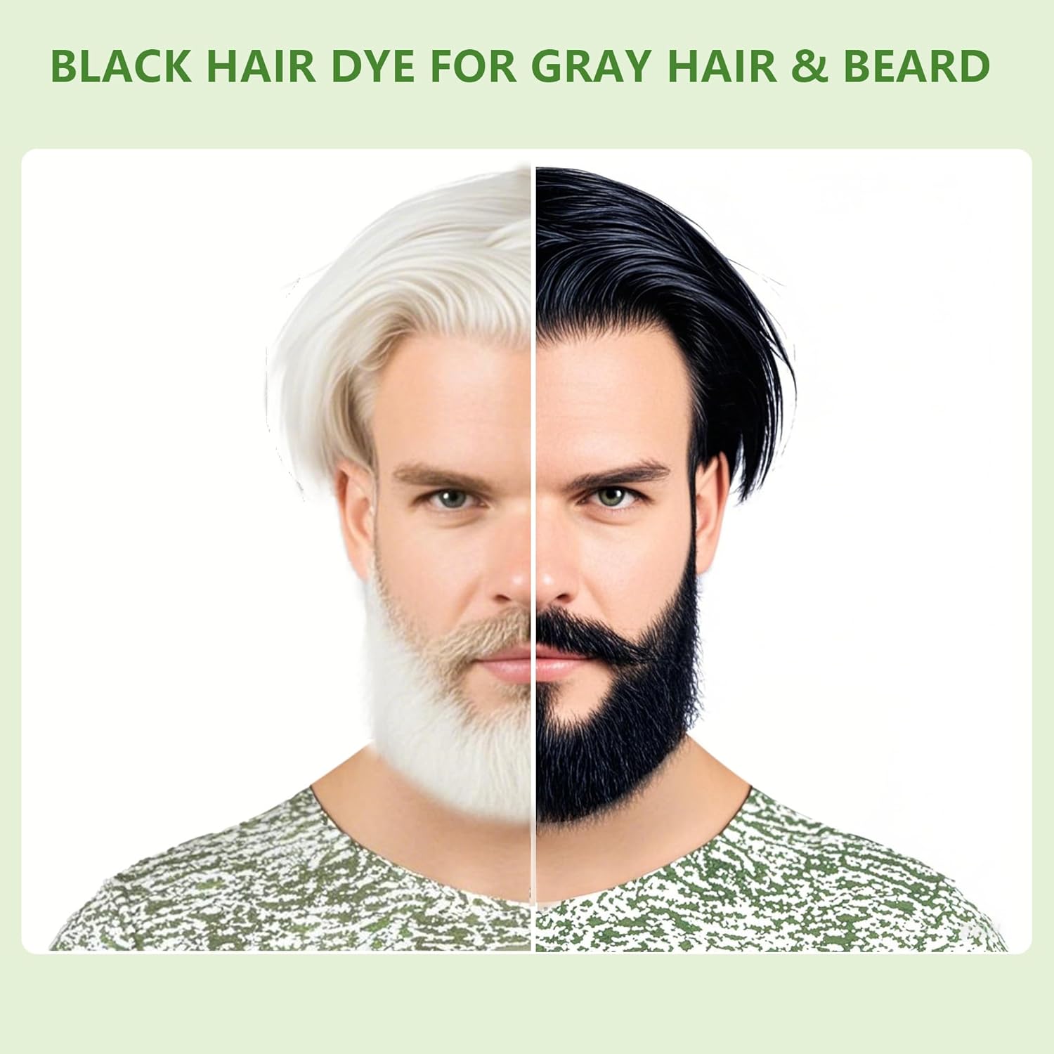 Black Hair Dye Gel, 3 IN 1 Gentle for Women & Men,Black Hair dye Complete Gray Coverage,contains Various Plant Extracts, Hair Color Gel No Ammonia & Peroxide, 200ml - Image 3