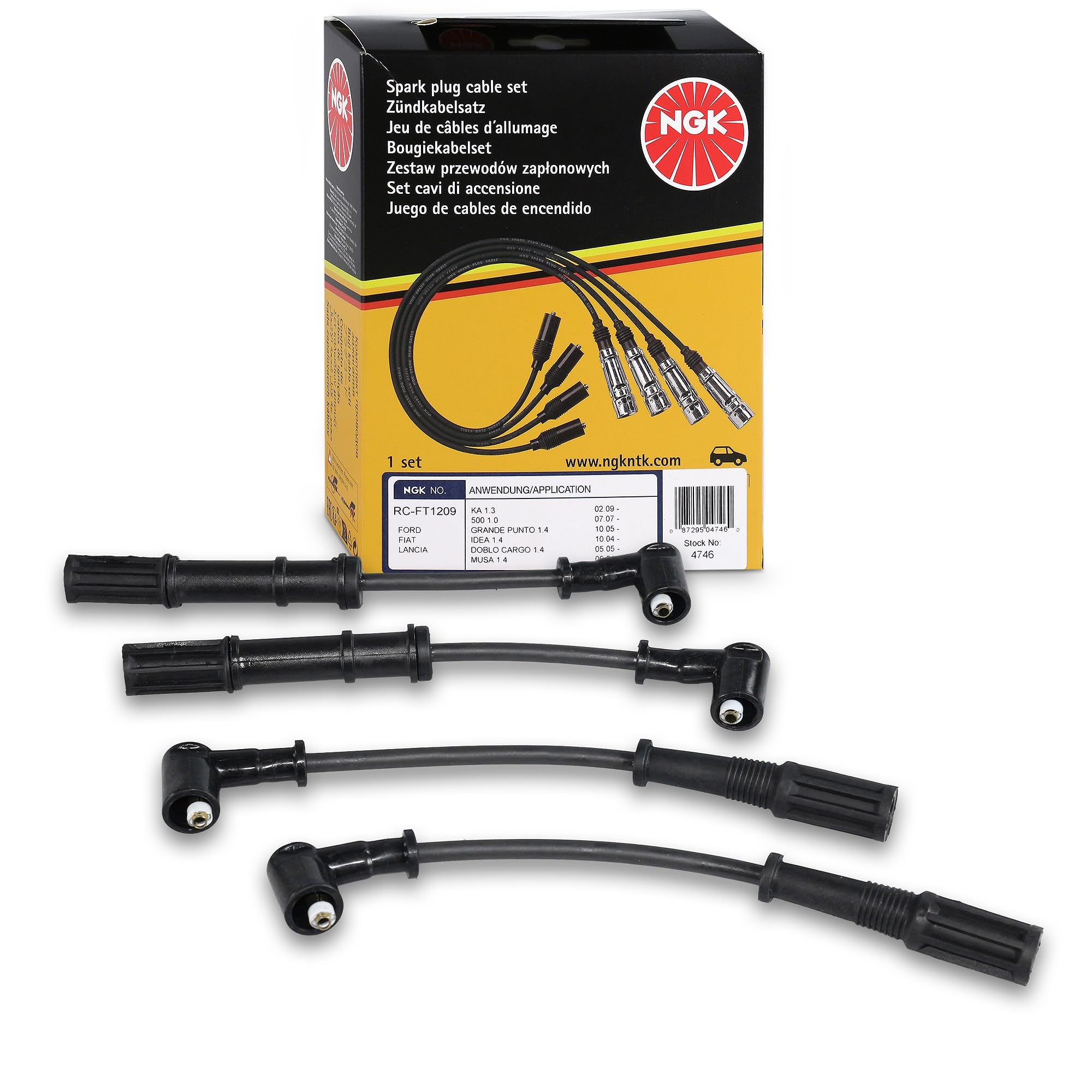 NGK Ignition Cable Kit RC-FT1209 NGK4746 - Premium Quality - Perfect Fit