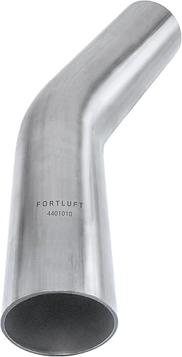 Vista 14 de Fortluft Tubo de escape universal curvo y codo, de acero inoxidable, recto, 2.00 pulgadas/50.8 mm