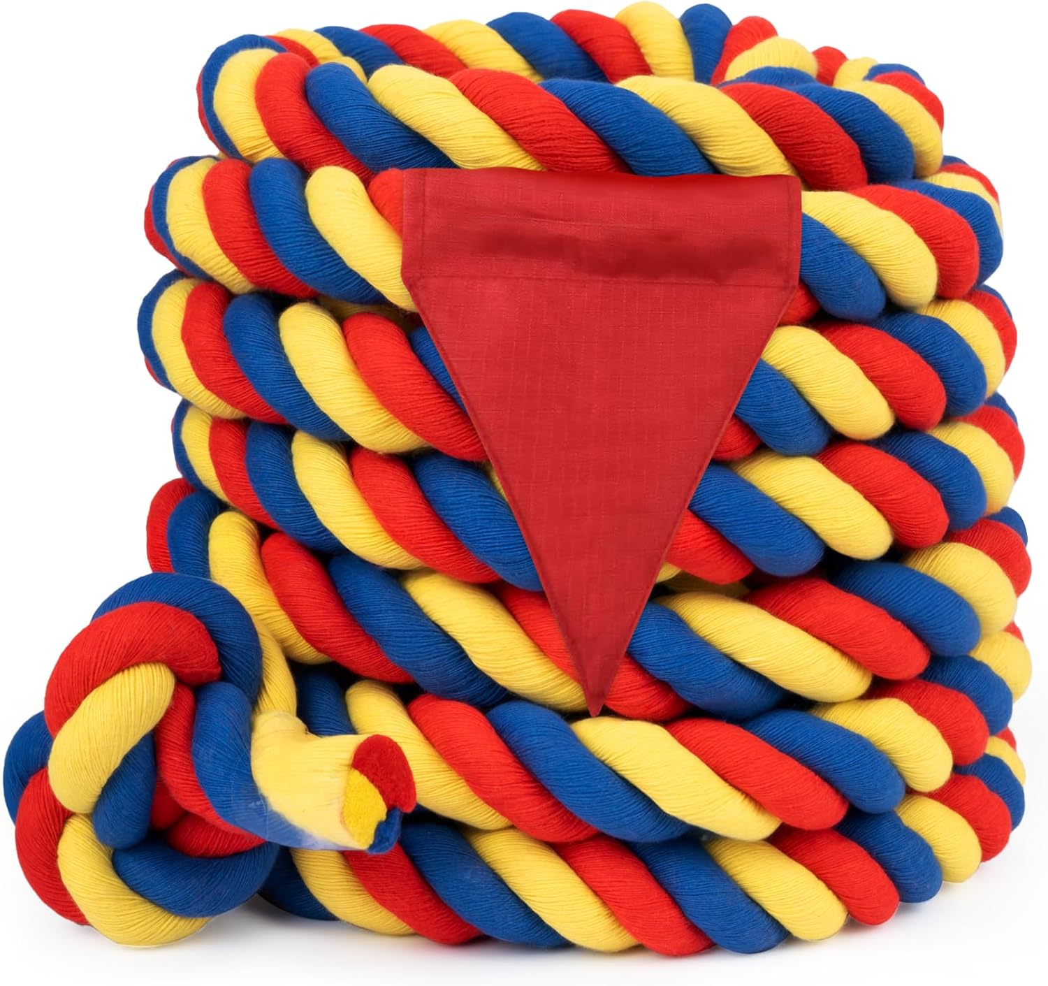 Field Day Tug of War Rope for Kids and Adults, Family Reunion Birthday Party Games, Summer Outside Lawn Games, Camping Picnic Carnival Games, Perfect for Team Building Activities, Color 100FT