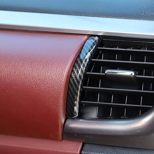 Miniatura 4 de Cubierta de panel de salida de aire lateral de fibra de carbono ABS para automóvil, aspecto interior, para Toyota Hilux 2015 2016 2017 2018 2019