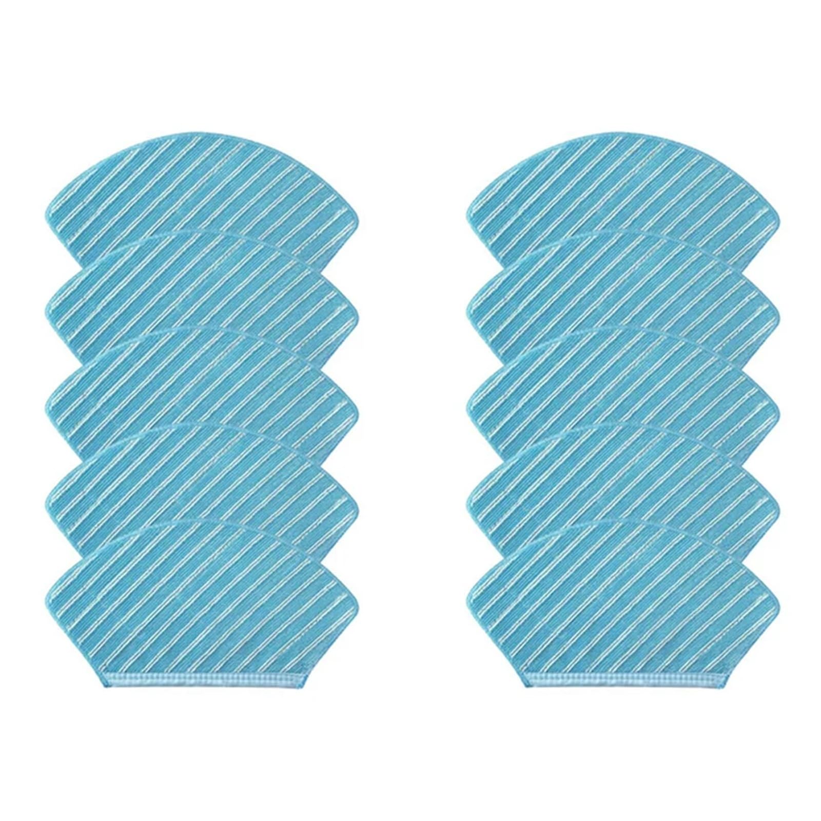 10pcs Mop Wipe pour Midea M7 I10, lavettes de rechange aspirateur