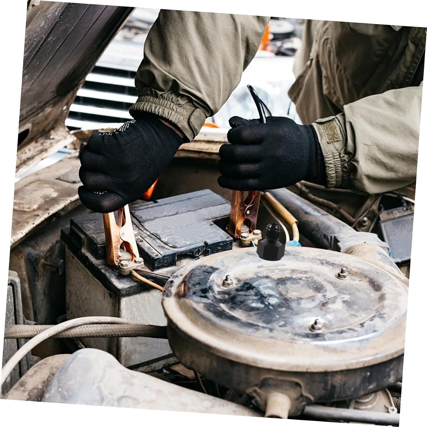 Flare Fitting Adapter Female to Male Thread Hose Converter for Car Modification Leak Design for Secure Connections