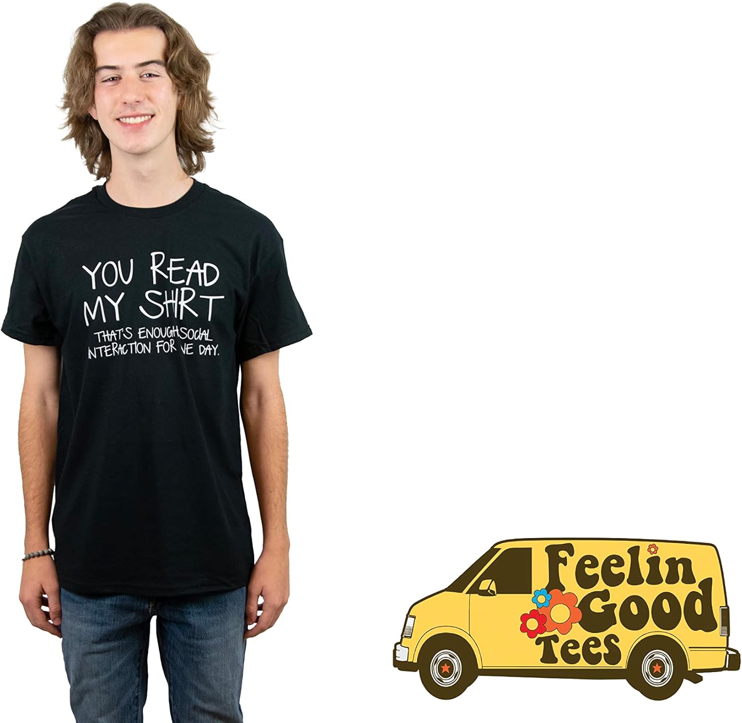 You Read My Shirt Thats Enough Graphics Tees | Sarcastic Novelty Funny T-Shirts | Adult Humor Novelty Graphics Men’s Tees - Image 4