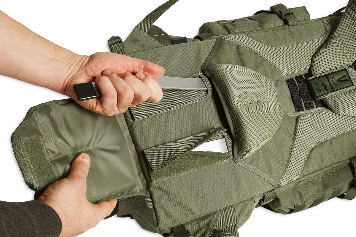 Tasmanian Tiger TT Raid Pack MKIII 52 Liter Militär Outdoor Rucksack mit abnehmbarem Hüftgurt, Molle System kompatibel und Trinksystem-Vorbereitung