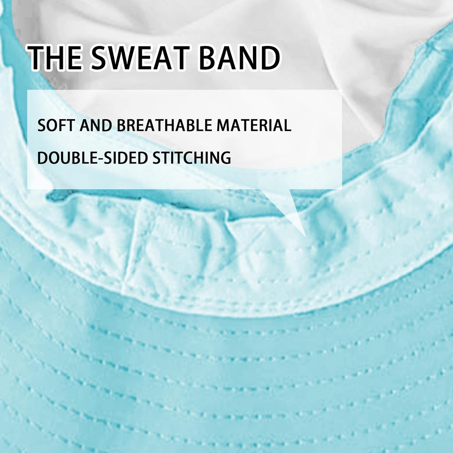 Sun Hats for Men Women Fishing Hat UPF 50+ Breathable Wide Brim Bucket Hats Summer UV Protection Safari Hat with Neck Flap - Image 5