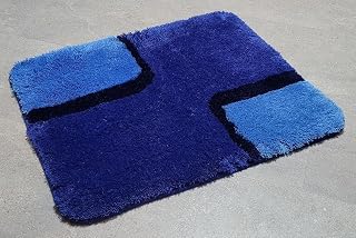 Spirella 7610583119117-Alfombra de baño, 55 x 65 cm, Color Azul, Acrílico