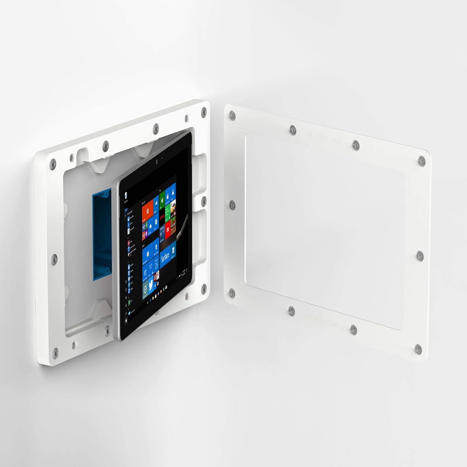 VidaMount White On-Wall Tablet Mount Compatible with Surface Go, Go 2, Go 3 & Go 4